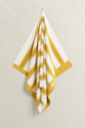 GANT Home decor Yacht Striped Beach Towel (100x180) MUSTARD YELLOW