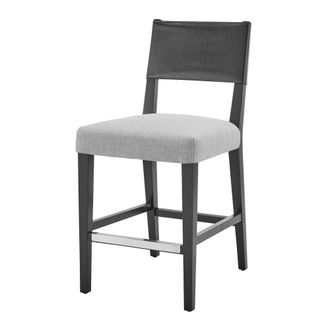 New Pacific Direct Kylo PU/Fabric Counter Stool