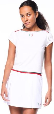 Sergio Tacchini Womens Eredita T-shirt in Brilliant White at Nordstrom, Size Xx-Large