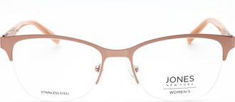 Jones New York VJON496 Cat Eye Metal Eyeglasses - Rose Gold