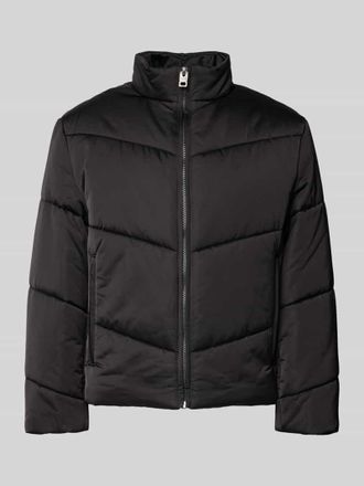 HUGO BOSS Regular Fit Steppjacke aus wattiertem Satin Modell BERO2531 in Black, Gr&ouml;&szlig;e XXL