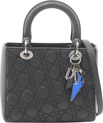 Dior Pre-owned Dior Anselm Reyle Medium Lambskin Cannage Lady Dior Ladies 690W2QPLMA6FK1YD