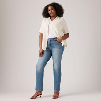 Levi's 314 Shaping Straight Jeans (Plus Size) - Womens - 14L - Blue