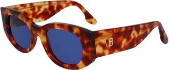 Victoria Beckham Brown Acetate Womens Sunglasses