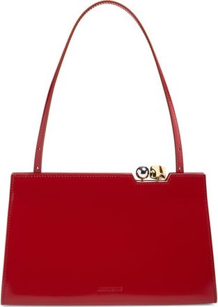 Jacquemus La Pochette Salon Leather Handbag in Red 470 at Nordstrom