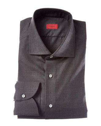 Isaia Mix Cashmere Dress Shirt