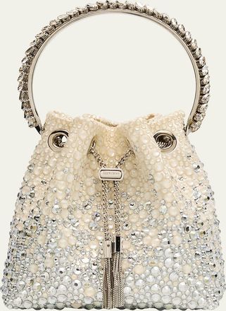 Jimmy Choo London Bon Bon Embellished Top-Handle Bag