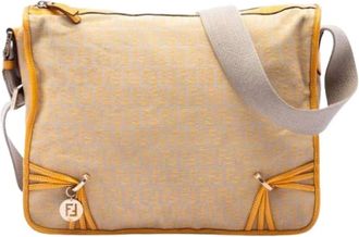 Fendi Borsa a tracolla Pre-owned in tela - - Pre-owned - Donna - Beige - ONE SIZE
