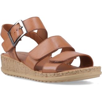Hush Puppies Eliana Sandal Leather Womens Tan Sandals - Size UK 7