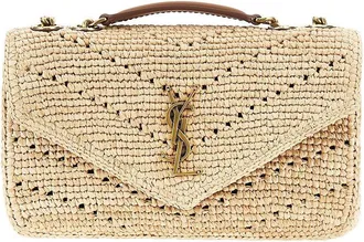 Saint Laurent Raffia small Loulou bag Woman One Size
