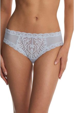 Natori Feathers Hipster Briefs in Frosted Sky at Nordstrom, Size X-Large