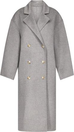 Loulou Studio Mujer, Abrigos, Gris, Talla: S