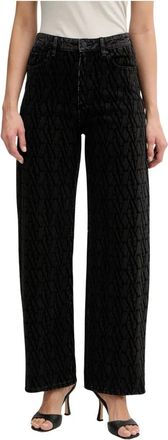 A|X Armani Exchange Loose-fit Jeans - Dames - Loose Fit Jeans - Zwart - W28 - Katoen - Jeans