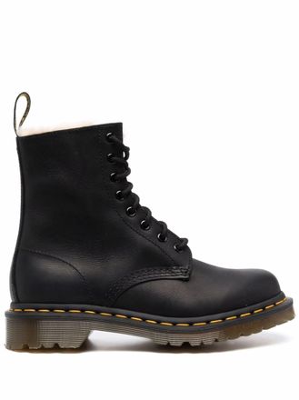 Dr. Martens 1460 Serena Shearling Lined Leather Boots