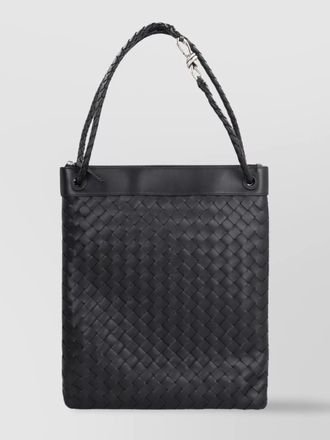 Bottega Veneta leather messenger bag andiamo