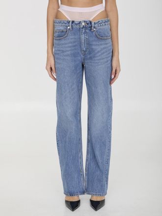 Alexander Wang Pre-Styled Underwear Jeans