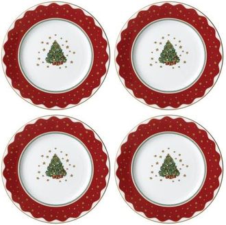 Prouna My Noel Canape / Dessert Plate, set of 4 in White at Nordstrom
