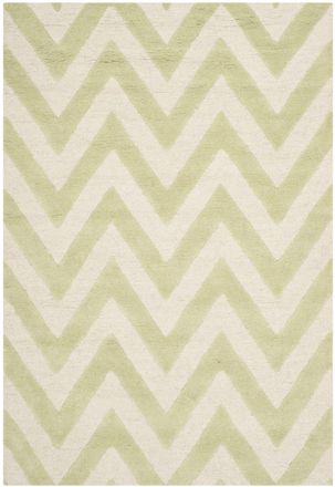 Safavieh Alfombra lana verde/neutrale 122 x 183 cm