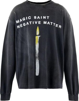 Saint Mxxxxxx Felpa Negative Matter - Nero