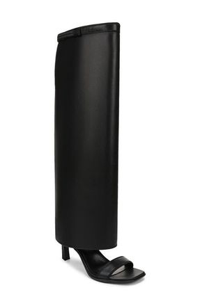 Naturalizer x June Ambrose Nova Shaft Sandal in Black at Nordstrom, Size 5.5