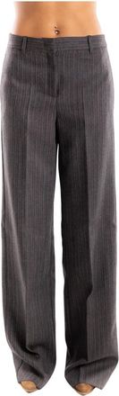 Marella Broeken, Dames, Grijs, S, Wol, Renoir Broek