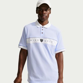 Nike Mens Fairway Fresh Dri-FIT Panel Loose Golf Polo in Purple | IO1183-568