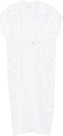 Brunello Cucinelli Sequin-embellished Open-knit Cardigan