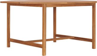 vidaXL Mesa De Jard&iacute;n De Madera Maciza De Teca 150x150x75 Cm Vidaxl