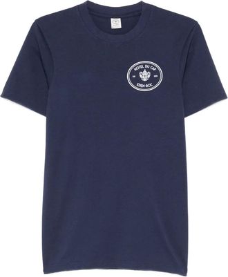 Sporty & Rich T-shirt Kennedy con stampa - Blu