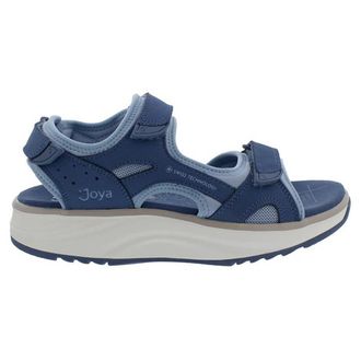 Joya Komodo Leather Textile Womens Comfort Sandals - Blue - Size:UK 6.5