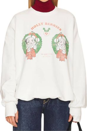 The Laundry Room Holly Berries Sweater In White