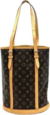 Louis Vuitton Pre-owned Bucket Bags, female, Brown, Size: ONE SIZE Pre-owned Monogram Handbag