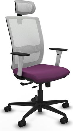 Piqueras y Crespo Sedia Da Ufficio Piqueras Y Crespo Haches Bianco Schiuma 50 Mm