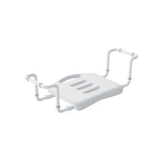 Spirella Spirella - Asiento De Ba&ntilde;o Grande De Acero Inoxidable Blanco
