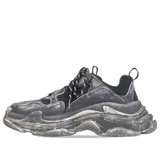 Balenciaga (WMNS) Balenciaga Triple S Sneaker Faded Black 524039W3CN31000