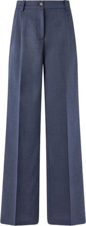 Pinko Pinko, Dames, Broeken, Blauw, Maat: XS Viscose