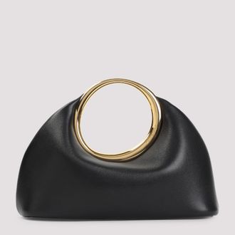 Jacquemus Black Le Petit Calino bag in black leather