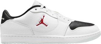 Nike Air Jordan Court Connect leren sportschoenen voor heren (Wit, Rood, Zwart)