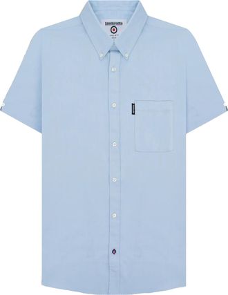 Lambretta Heren SS25 Oxford overhemd (Licht Blauw)