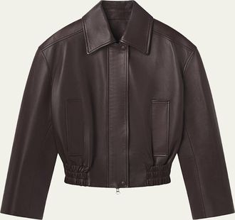 A.L.C. Otto Leather Bomber Jacket