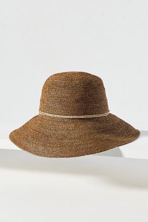 Rag & Bone Crochet Raffia Bucket Hat