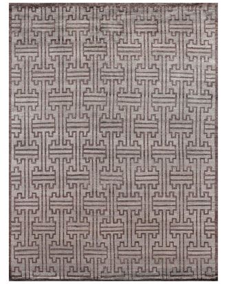 Exquisite Rugs Bamboo Silk Hand Knotted Bamboo Silk Area Rug