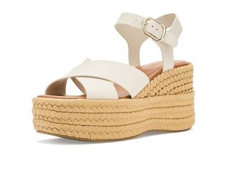 Marc Fisher Pasion Womens Dress Sandals Cream Leather : 9.5 M, Suede