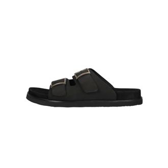 Stefano Lauran Slippers - Heren - Schoenen - Zwart - Maat: 41 EU Leer