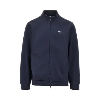 Emporio Armani Full-zip sweatshirt with logo plate Man XXL
