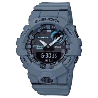 Casio Mens G-Shock Blue Gray Bluetooth Fitness Sports Watch - GBA-800UC-2A