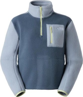 The North Face Yumiori 1/4 Zip Fleecepullover f&uuml;r Damen | blau/grau