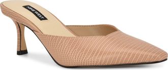 Nine West Camenla Mule in Light Natural at Nordstrom, Size 10.5