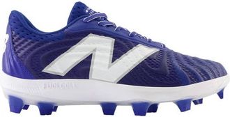 New Balance Mens Fuelcell 4040V7 Molded Cleats Athletic Shoes In Royal Blue
