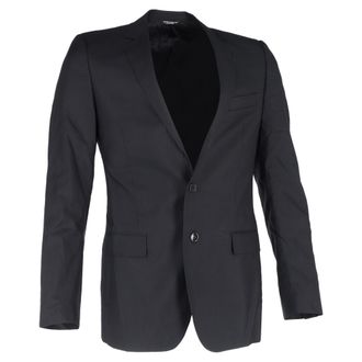 Dolce & Gabbana Pre-owned Mens & Single-Breasted Blazer in Black Wool - Size IT 50 (Mens)